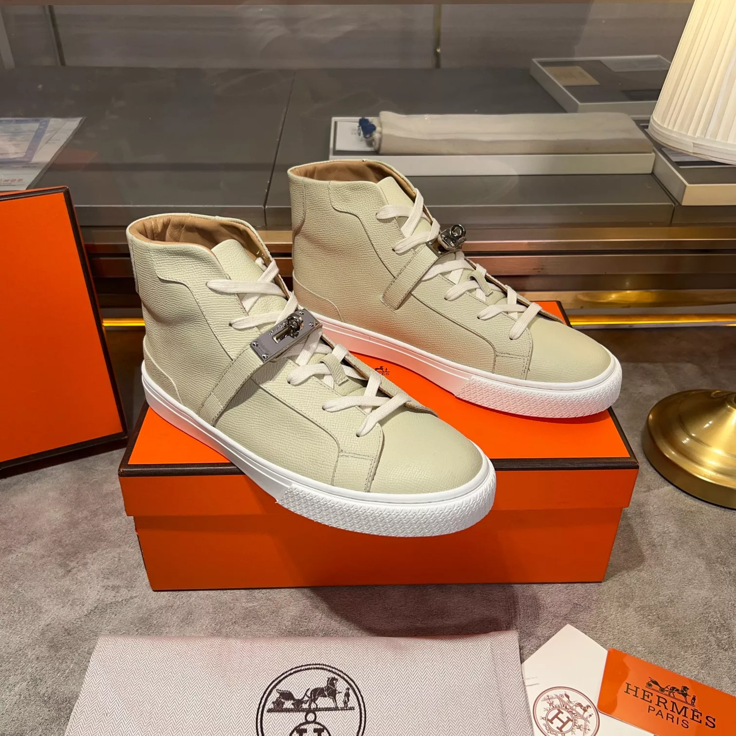 hermes high tops chaussures pour homme s_12b2aa21